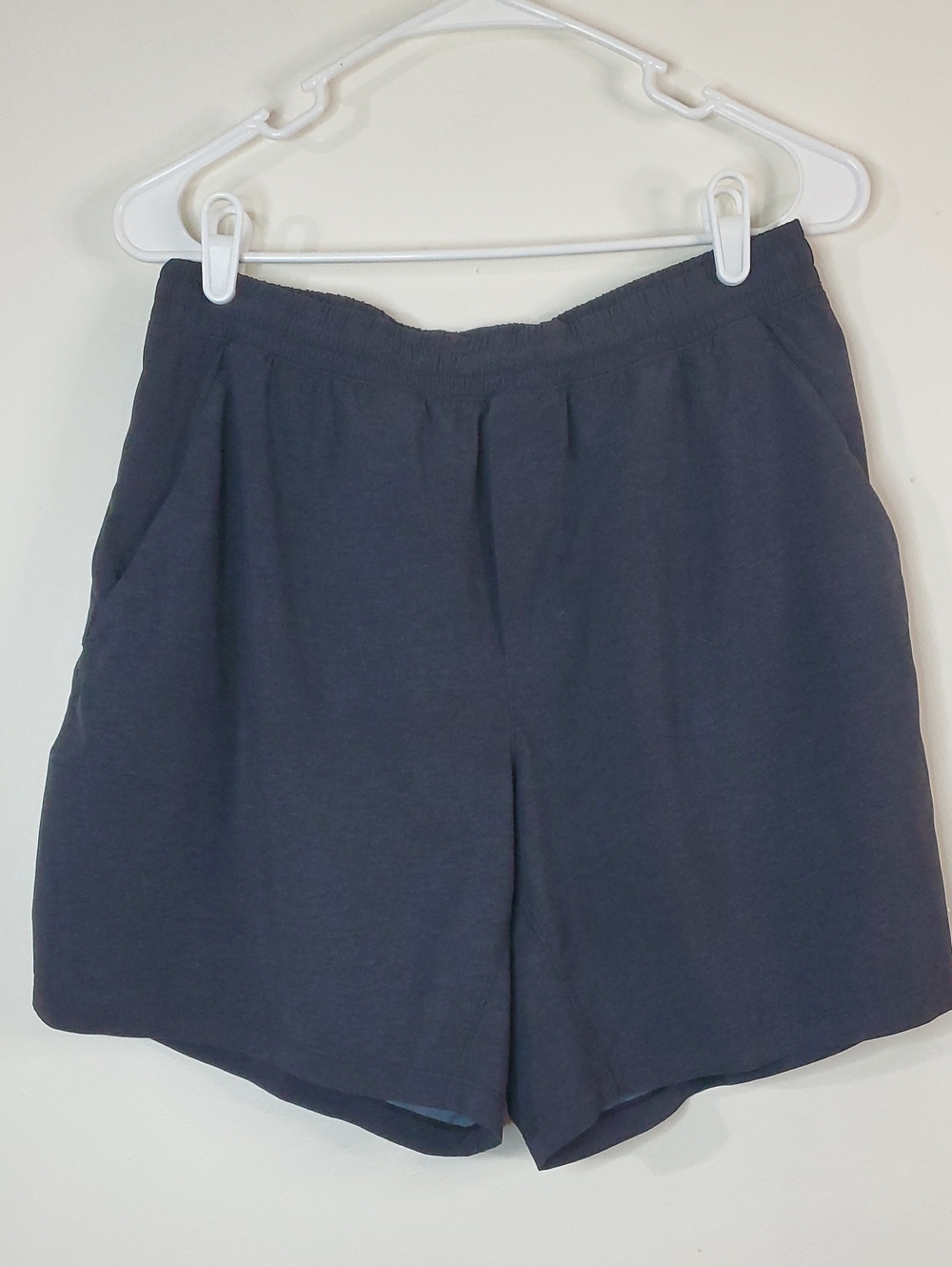 Lululemon Mens Pace Breaker 7" Linerless Athletic Shorts Size Lg Heathered